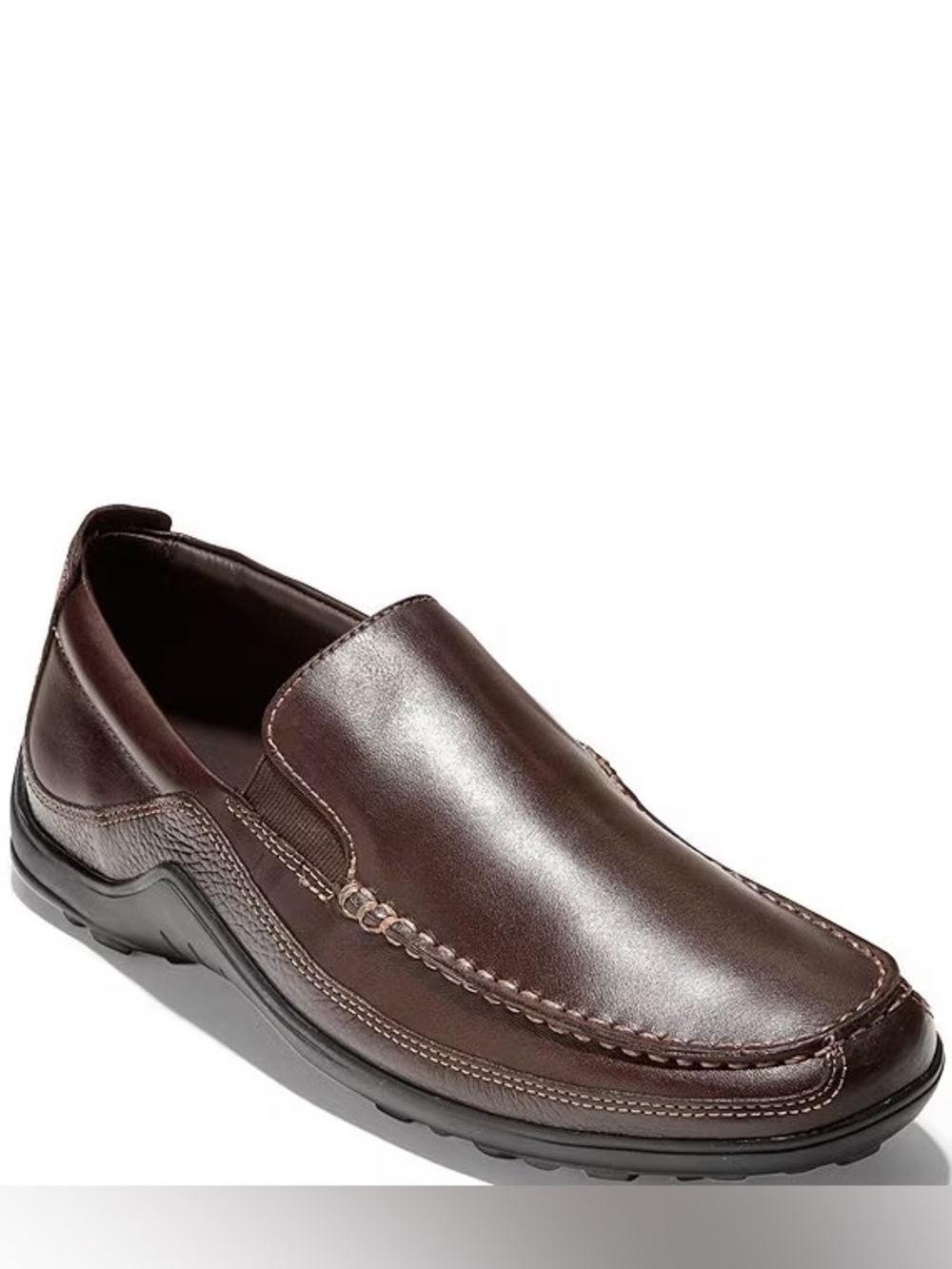 Cole Haan Tucker Leather Pebble Accent Venetian Slip-On Loafers Eclectic Grandpa